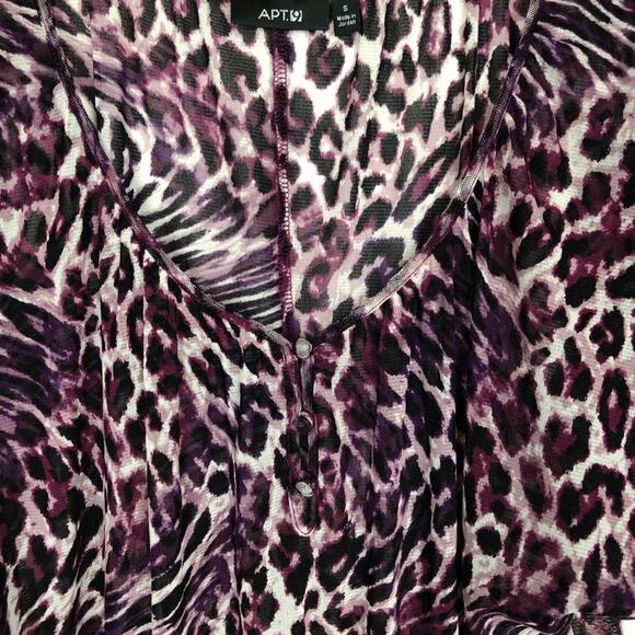 Apt. 9 Women’s Animal Print Blouse Size Small - Picture 4 of 7